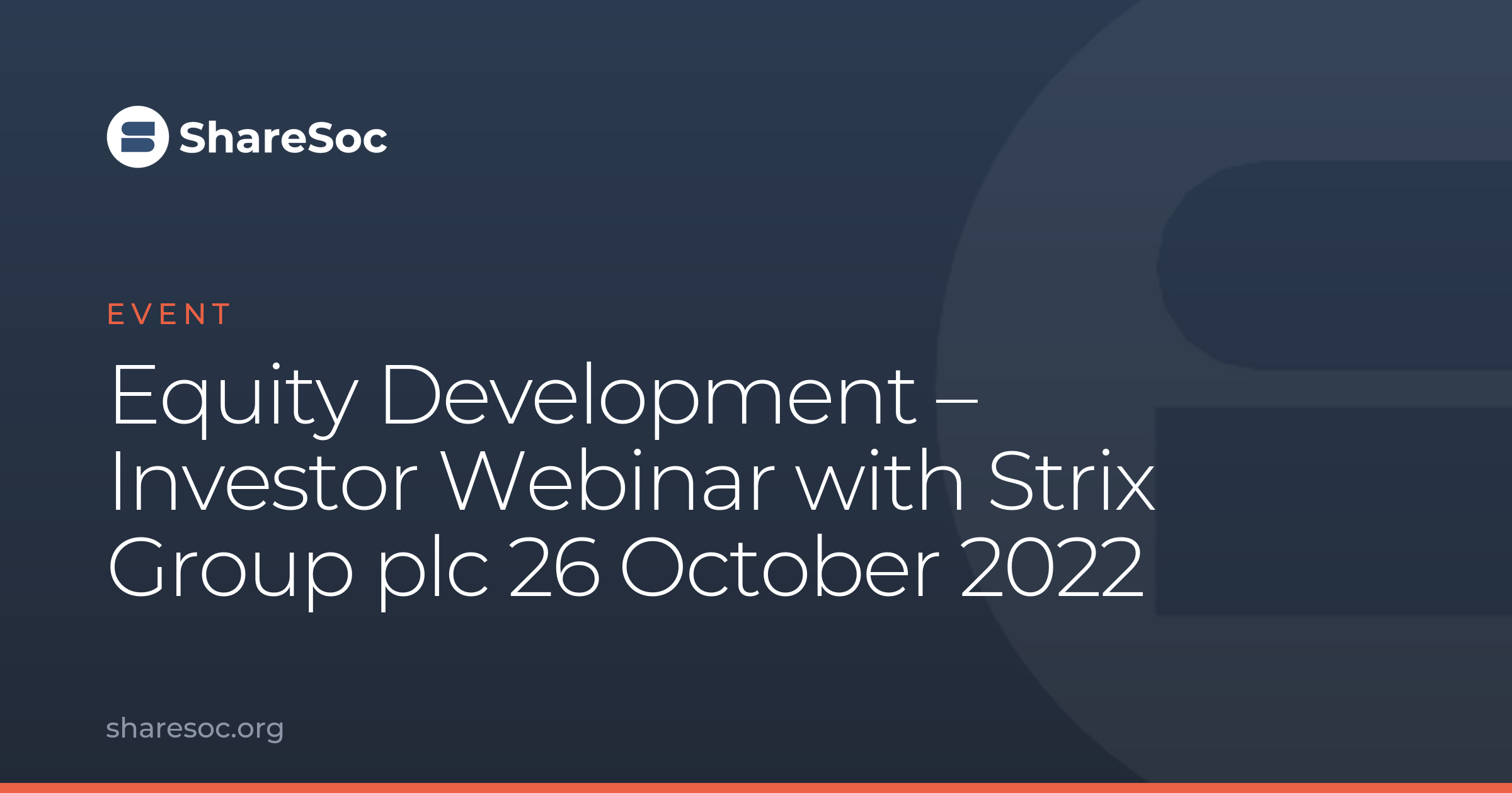 Equity Development - Investor Webinar with Strix Group plc 26 October ...